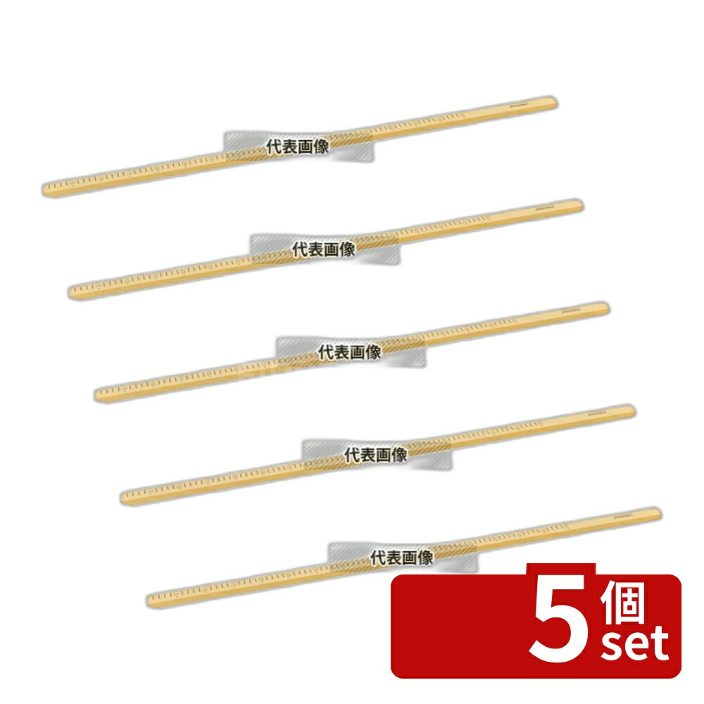 【5個セット】抗菌 計量棒 KRB-100 全長1000 給食用スパテラ/すくい網/ひしゃく No.3763411｜セミプロＤＩＹ店ファースト