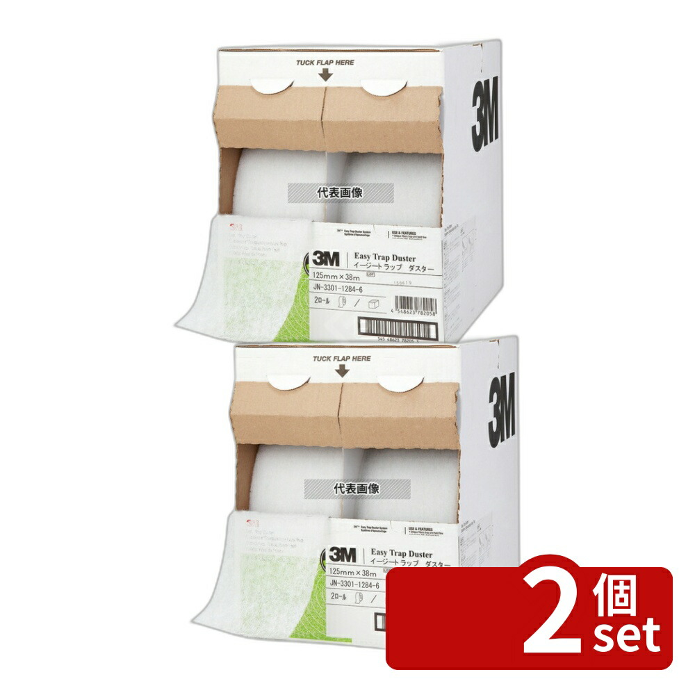 【2個セット】3M イージートラップダスター E/TR (2ロール入) 125×150×250シート モップ No.4025300 12,102円