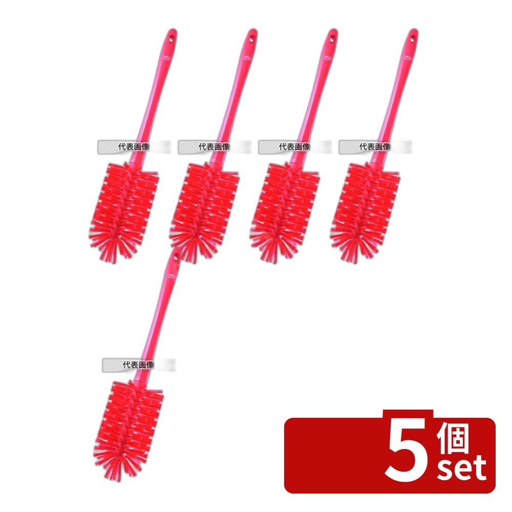 【5個セット】ヴァイカン ミートミンサーブラシ ハード 5381904 レッド 90&times;430/160 ブラシ No.4473931｜セミプロＤＩＹ店ファースト