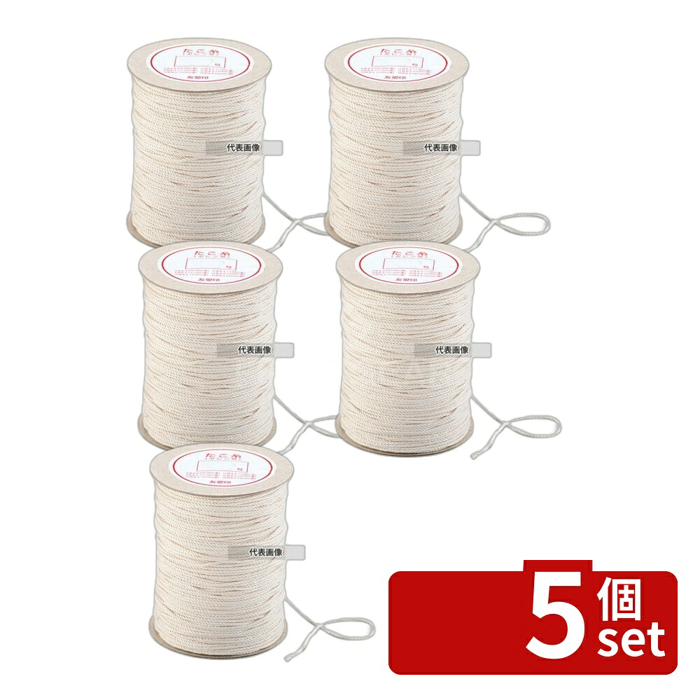 【5個セット】たこ糸 ボビン巻 15号 友愛印 65m巻 たこ糸 No.4876110
