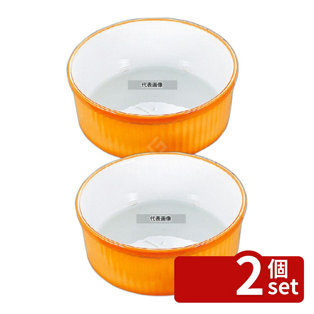 【2個セット】BAUSCHER(バウシャ) スフレ (ストライプ) 607-18 カラー 1300ml オーブンウェア φ185×H70mm No.5062700 7,168円