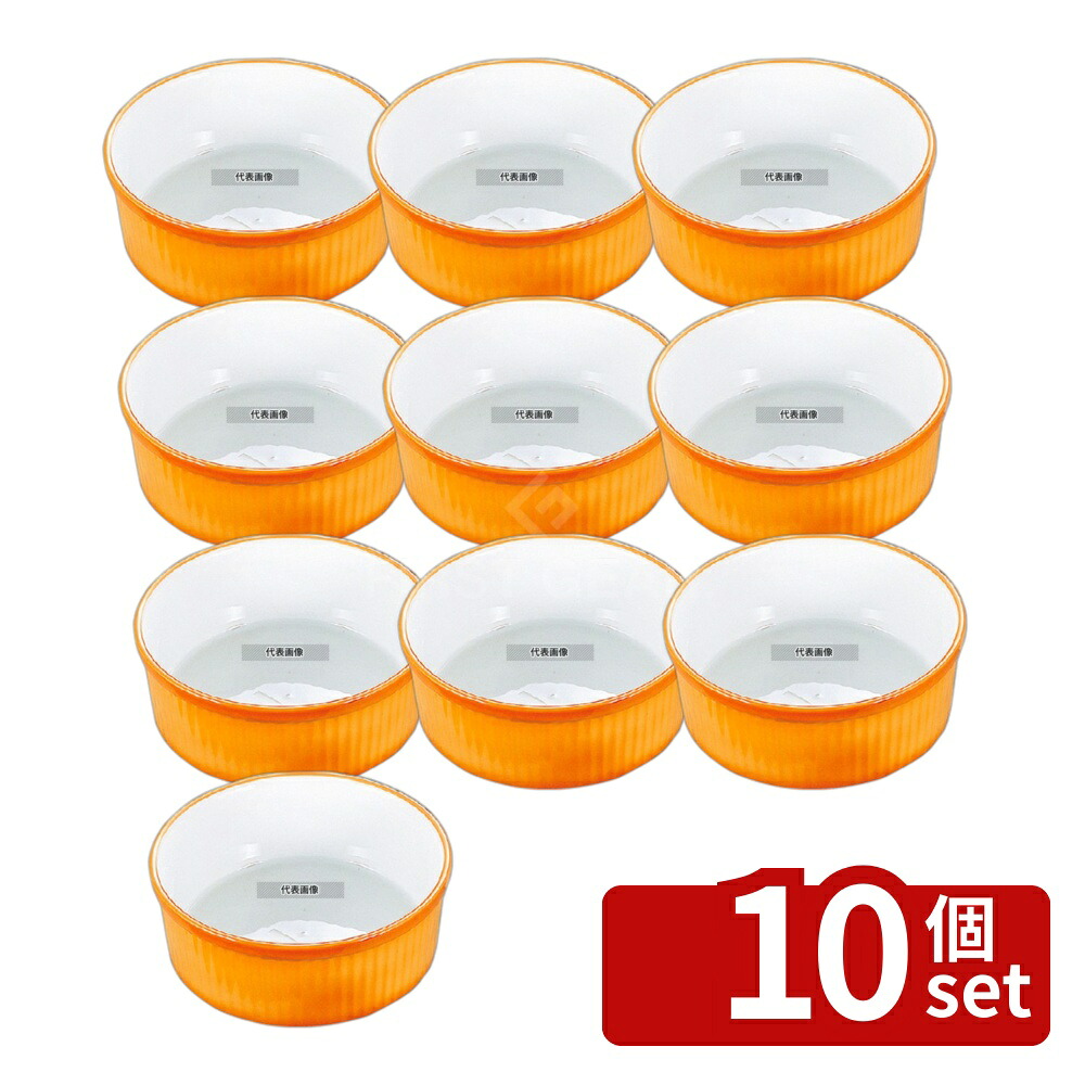 【10個セット】BAUSCHER(バウシャ) スフレ (ストライプ) 607-21 カラー 1900ml オーブンウェア φ210×H75mm No.5062800