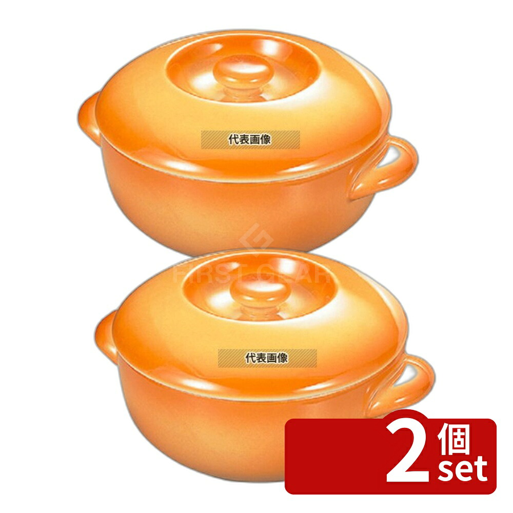 【2個セット】BAUSCHER(バウシャ) 丸 キャセロール 蓋付 851-75 カラー 940ml φ190&times;H67 キャセロール No.5064600｜セミプロＤＩＹ店ファースト