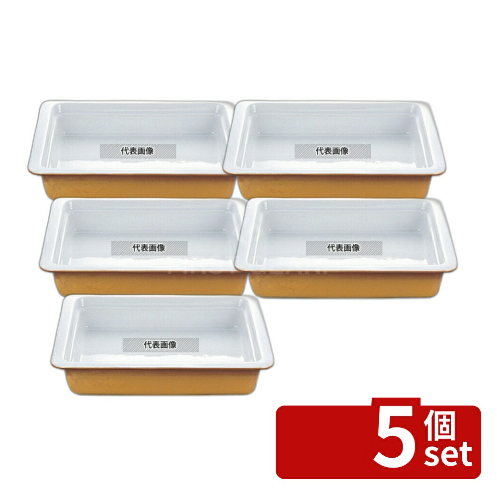 【5個セット】バレンチナ オーブンウェア ガストロノームパン 2/3 H65mm カラー オーブンウェア 354×323mm No.8741900