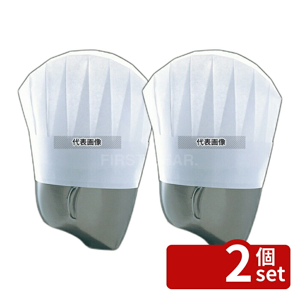 【2個セット】Pal ライト シェフハット (10枚入) N33110 H235 235 No.8683500