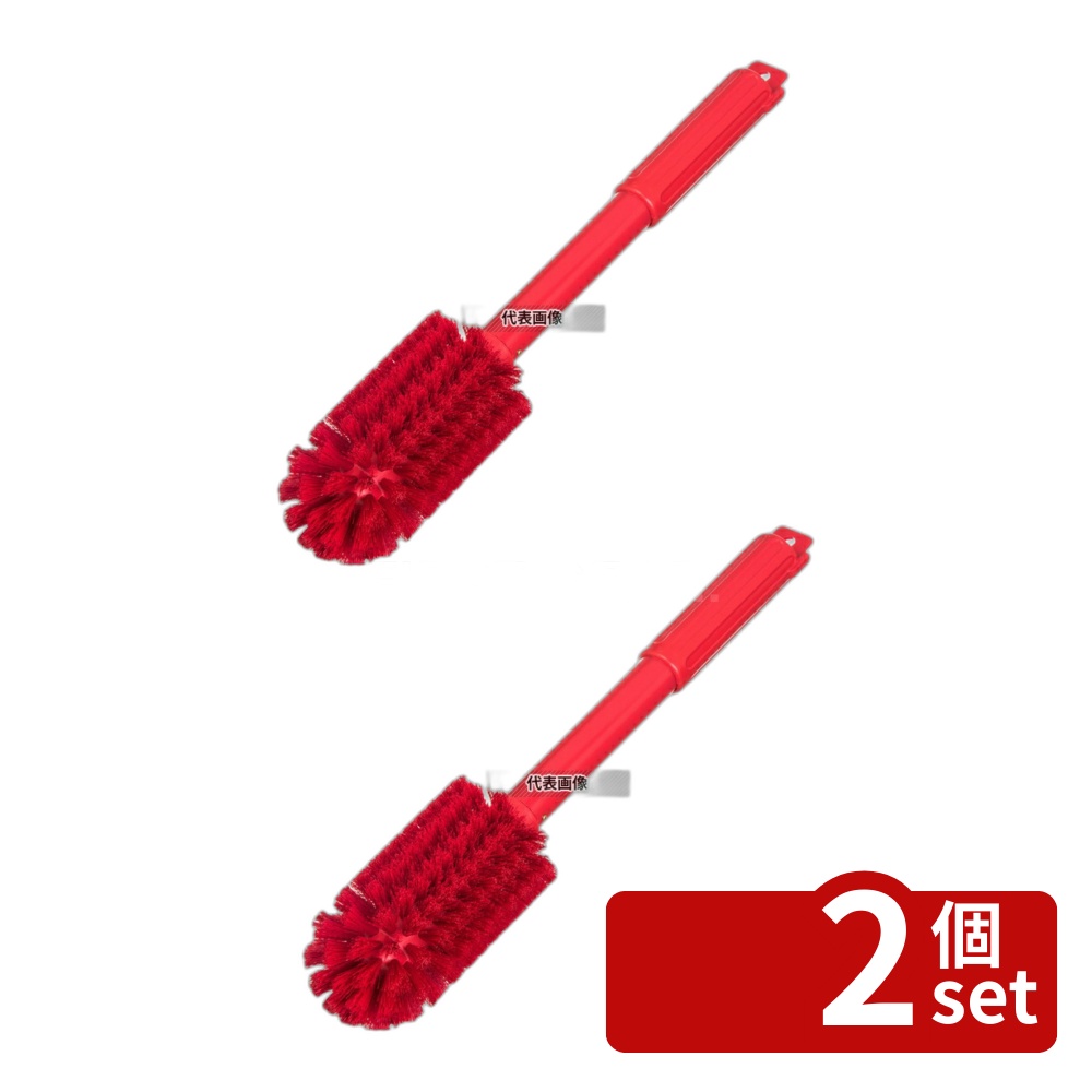 【2個セット】カーライル ミキサーブラシ M レッド 40004-C05 清掃/衛生用品 No.7029041 9,117円