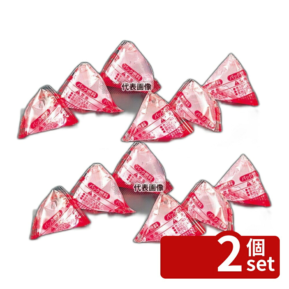 【2個セット】ニチネン パック燃料 (テトラタイプ) ゼリー状 松 27g 360個入 卓上鍋/焼物用品 No.7228200