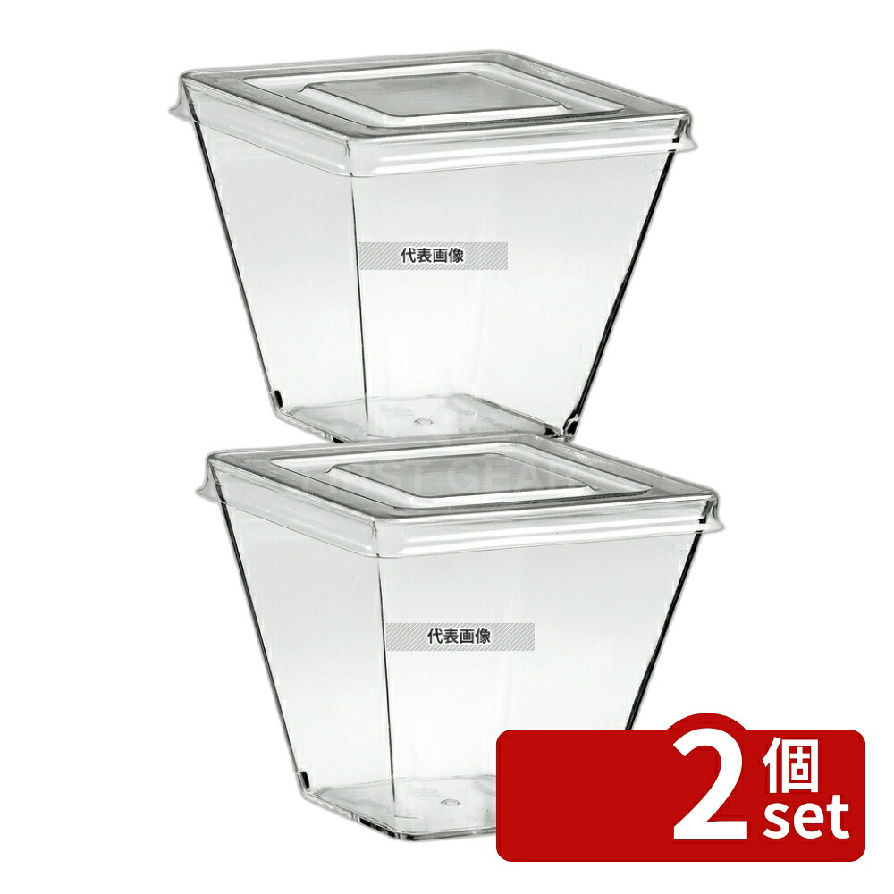【2個セット】SOLIA ソリア カーブエッジカップ 155ml (蓋付) (100入) PS58012 155ml 65×65×H58 カップ No.7377500