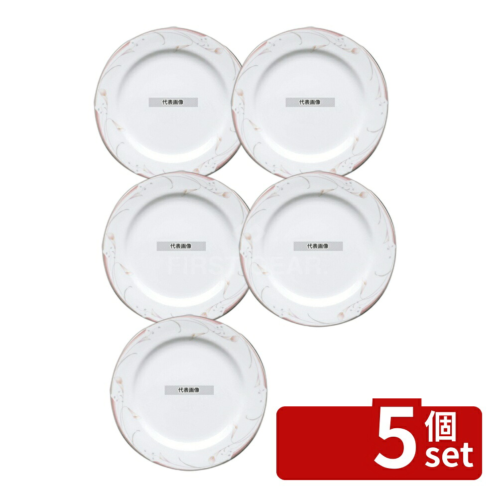 【5個セット】フラワーピンク 23cm プレート OFM01-209 φ236×H18 和/洋/中 食器 No.7538560 7,709円