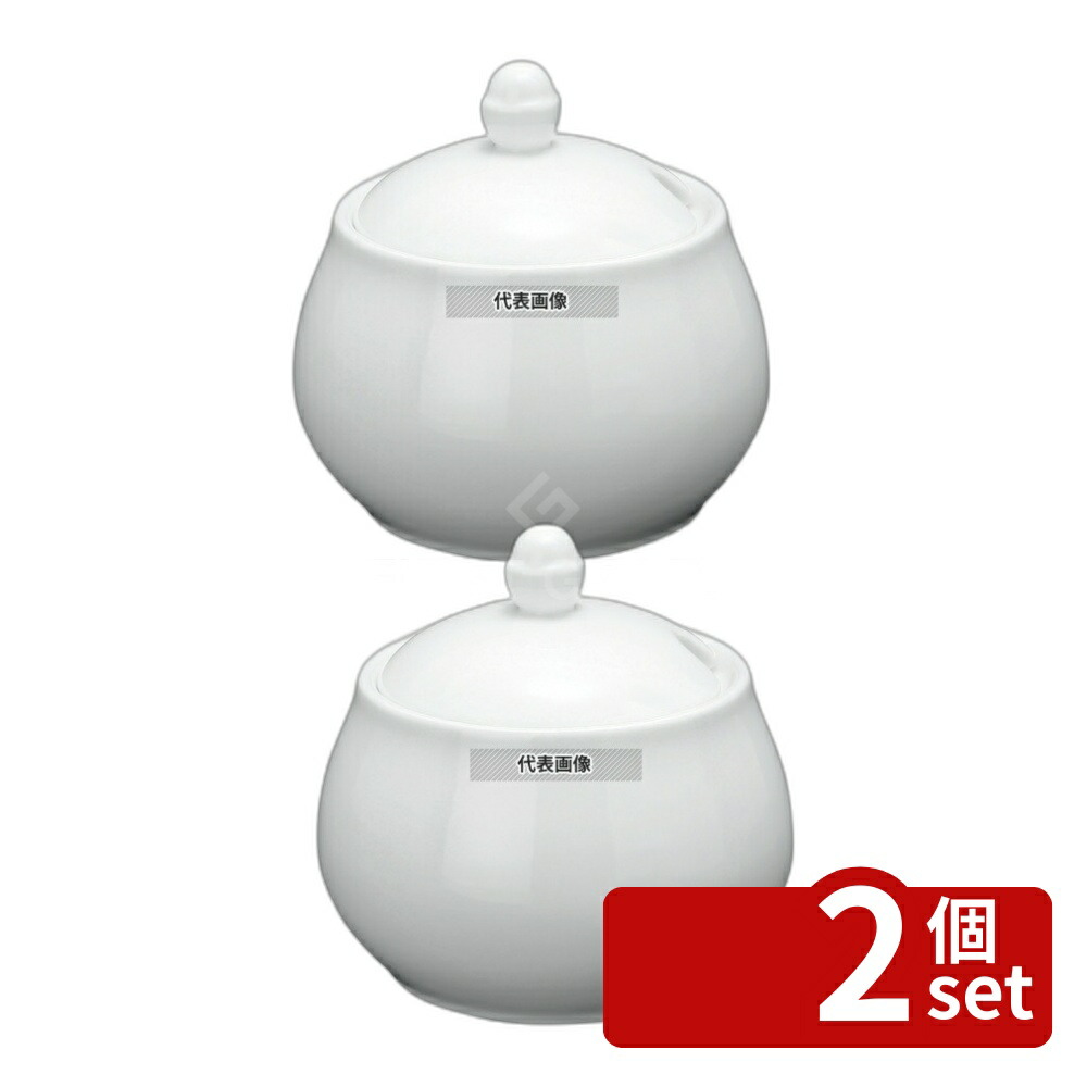 【2個セット】ファッションホワイト シュガー FM900-286 230cc φ96×H91 和/洋/中 食器 No.7538490