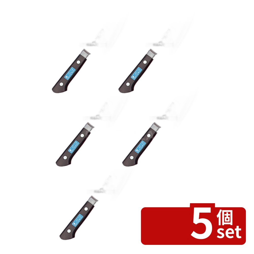 【5個セット】堺孝行 INOX PC柄 和風出刃 16.5cm 11101 全長:285 庖丁 No.7916600｜セミプロＤＩＹ店ファースト