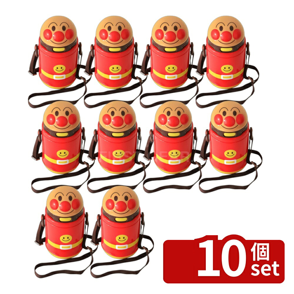 ＼レビュー特典有／【10個セット】レック KK318ANストロー付ダイカット水筒(保冷) | 水筒 ダイカット ストロー付 保冷 アンパンマン 子供用 キッズ ストローマグ ワンタッチボタン プラスチック製 ストロー付き水筒 食器 子ども ストロー水筒 子供用水筒 スポーツドリンク｜セミプロＤＩＹ店ファースト 13,437円