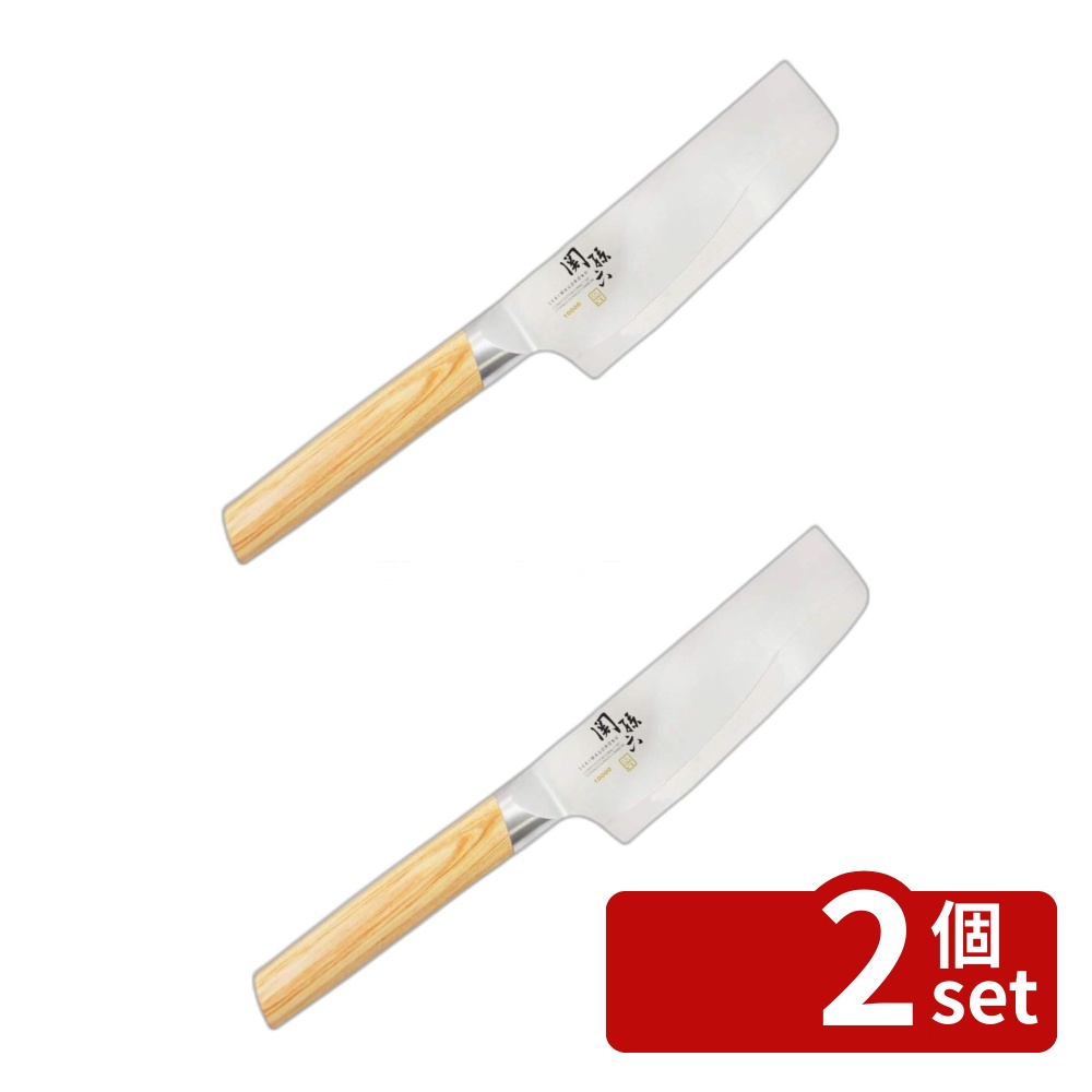 \レビュー特典有/【2個セット】関孫六 10000CL 菜切165 AE5257 | 包丁 菜切り ステンレス 高級 キッチンナイフ 切れ味 料理 ナイフ 調理器具 貝印 関孫六 三層鋼 野菜切り 料理人 プロ用 万能包丁 エレガント デザイン 高品質 右利き 左利き 向け|セミプロDIY店ファースト