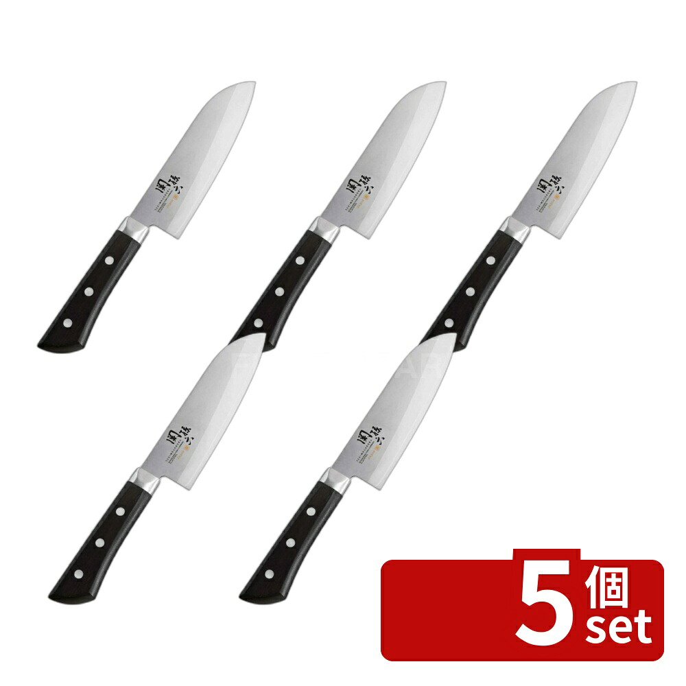 ＼レビュー特典有／【5個セット】関孫六 茜 小三徳 145mm AE2906 | 包丁 万能包丁 三徳包丁 ステンレス 小型 ステンレス鋼 小ぶり 小さめ 左右兼用 両刃 鋭い切れ味 鋭い刃 食材切断 魚 ヤギ野菜 自炊 新生活 入門 軽量 女性用 持ちやすい 握りやすい 皮むき｜セミプロＤＩＹ店ファースト
