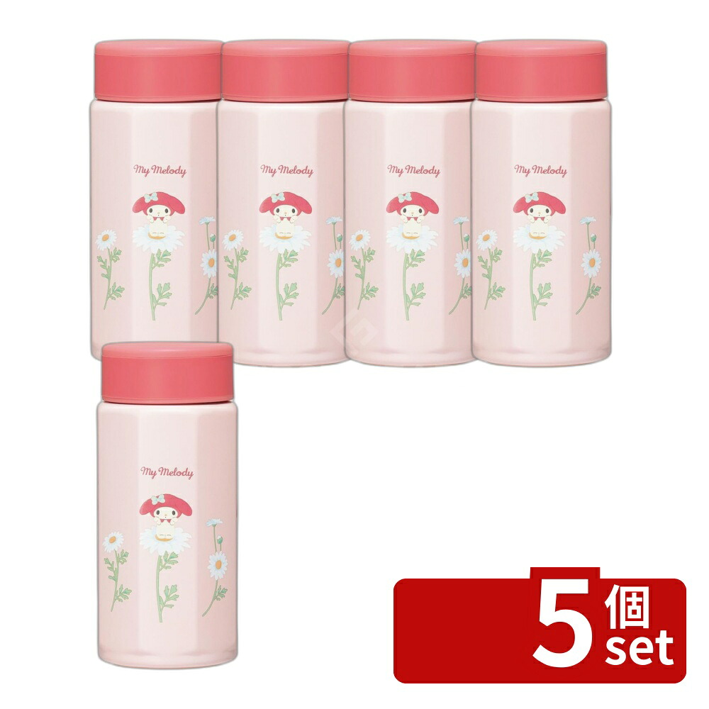 \レビュー特典有/【5個セット】スケーター STO4八角STボトル350 マイメロディ花言葉 | スケーター 八角形 ステンレスボトル マイメロディ 保温 保冷 水筒 おしゃれ かわいい キャラクター ステンレスマグボトル 直飲み 花言葉 サンリオ フラワー ピンク 大人 子ども|セミプロDIY店ファースト
