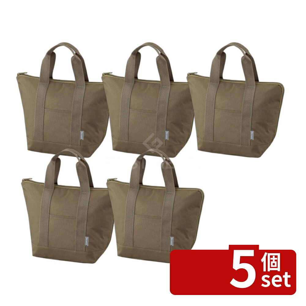 ＼レビュー特典有／【5個セット】オーエスケー soretoトートバッグカーキTB-19L | トートバッグ カーキ ランチバッグ 大容量 大きめ 洗濯機可 保冷機能 鞄 メッシュポケット 深型 シンプル アウトドア おしゃれ 通勤 軽量 丈夫 スポーツ カジュアル 旅行 コンパクト メンズ｜セミプロＤＩＹ店ファースト