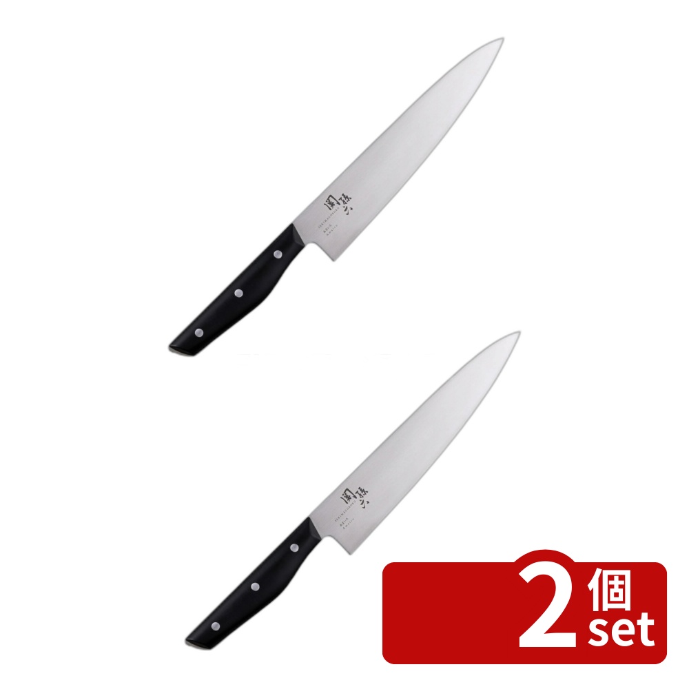 ＼レビュー特典有／【2個セット】関孫六 あまいろ 牛刀210mmAB5488 | 包丁 牛刀 調理包丁 あまいろ 210mm KAI 貝印 ステンレス 幅広 刃渡り210mm ハンドル 耐熱 両刃 刃物鋼 モリブデン バナジウム キッチン道具 調理器具 包丁選び 気軽 安全 刃先｜セミプロＤＩＹ店ファースト