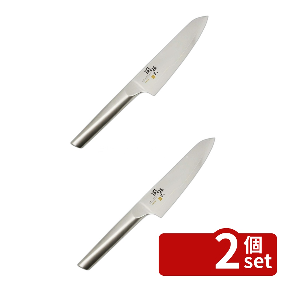 \レビュー特典有/【2個セット】関孫六1000ST 三徳165mm AB5290 | 包丁 キッチン用品 三徳包丁 ステンレス ナイフ 料理道具 調理器具 料理 キッチンツール シンプル おしゃれ プロ用 台所用品 高級包丁 高硬度 切れ味 食品衛生 煮沸消毒 高炭素鋼|セミプロDIY店ファースト