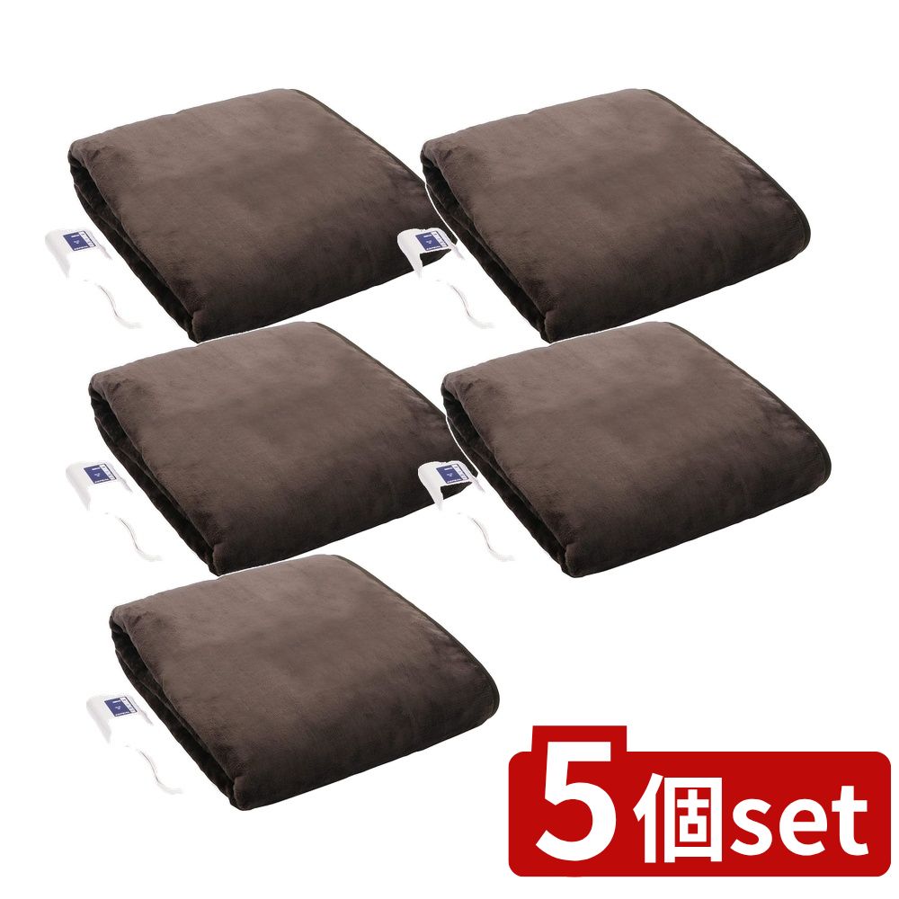 【5個セット】 電気敷毛布 | 電気敷毛布 抗ウイルス 消臭 140×80cm ゼピール 暖房 あたたかい 季節家電 丸洗い 洗濯機可能 温度調節 ダニ退治モード 安心 清潔 表面温度 強 中 弱 コードの長さ スライド調節 家電用品 省エネ 人気商品 27,547円