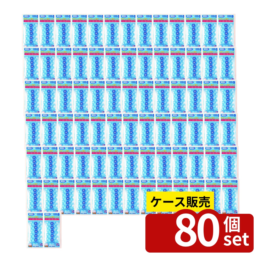 【箱売り 80個セット】 クールチャージファイブ | 保冷材 クールチャージ 紀陽除虫菊 ミニタイプ スポーツ 保冷 グッズ 熱中症対策 冷却シート アイスバッグ 冷感 アウトドア 発熱 クーラーバッグ 食品 保存 冷却剤 使い捨て 冷却パック
