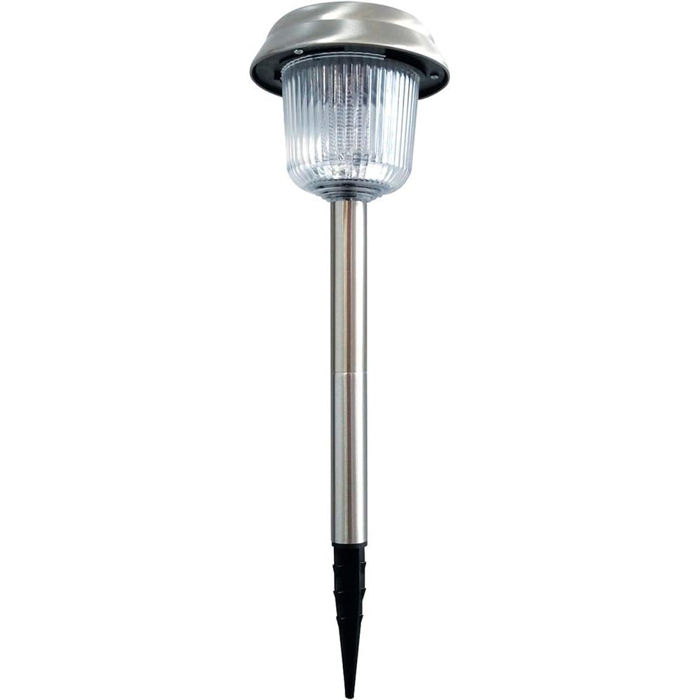 楽天市場】ソーラーライト 1本 ガーデン ステンレス製 電源不要 自動