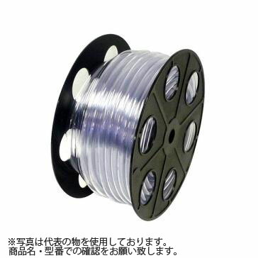 カクイチ 透明ホースP巻 22mm×26mm 30m :KI1234 | 透明ホース カクイチ ホース 22mm 26mm 30m PVC製 水道ホース 散水ホース 排水ホース 保護カバー 軟質塩ビ樹脂 耐温 0℃?35℃ クリアホース 耐久性 バリエーション ホース径 透明 管理用ホース 柔らかいホース