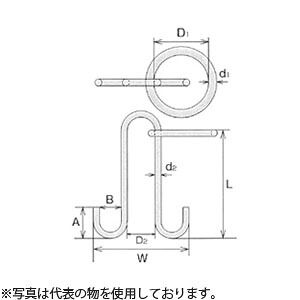 水本機械　ステンレス　係船環　MM型　品番：MMH-25-22　1個価格　（SUS304） 24,523円
