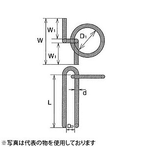 水本機械　ステンレス　係船環　MZ型　品番：MZ-28　1個価格　（SUS304）
