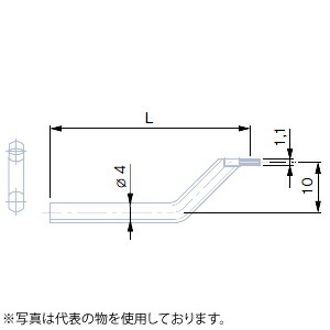 TESA(テサ) No.02660082 楕円形ピン付測定子 オフセット型 L40mm OFF-CENTRE INSERT VHG 40