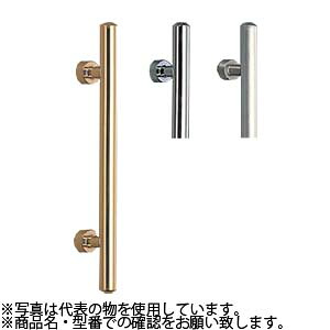 シロクマ(WB)　ドアー取手　甲丸丸棒取手　両面用　No-141　600mm　STヘアーライン