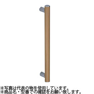シロクマ(WB)　ドアー取手　アイウッド丸形取手　両面用　No-223　490mm　アイボリ
