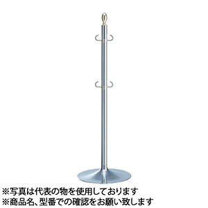 シロクマ(WB)　フロアパーティションポール　FPP-1011　φ32×930mm　φ300　金/鏡面