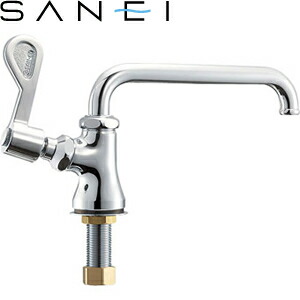 三栄水栓(SANEI)　A5310L-13　厨房用立形自在水栓(左ハンドル)　：SB7894