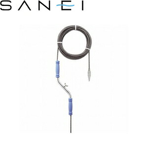 三栄水栓(SANEI)　PR801-10　パイプクリーナー　排水口径50から75mm用　長さ10m ：SB0247