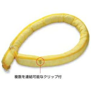 緑十字　オイルガｰドブｰム　OG-ブｰム133　カラｰ：イエロｰ　サイズ：直径127mmx長さ3m　4本1組｜セミプロＤＩＹ店ファースト