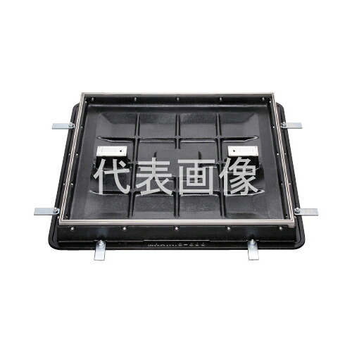 カネソウ カラー舗装用鉄蓋 MRKS-350 ハンドル付 (1064150300) タイル用 一般形 充填深さ40mm T-2 [時間指定不可]