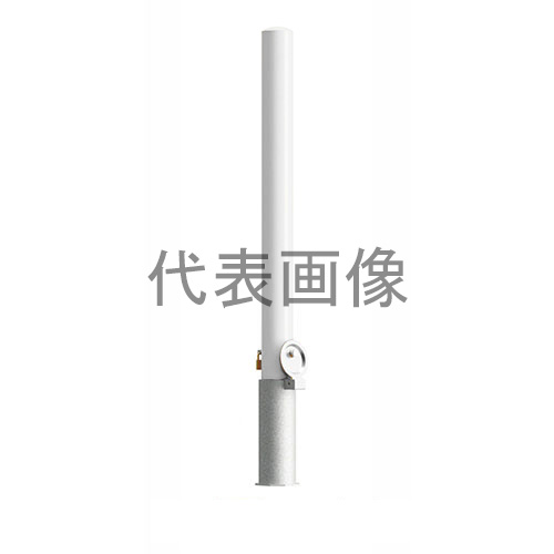 カネソウ 車止め EC0685N-DL(白) (1048240805) Φ60.5×850 色：白（焼付塗装） スチール製 脱着式 先付タイプ フックなし [時間指定不可]