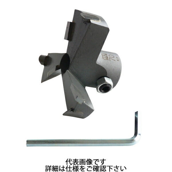 スターエム 超硬座掘錐大口径 カッター φ75.0mm 28L-C750