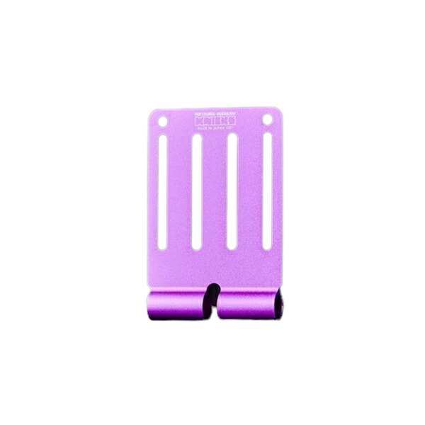 ニックス(knicks) ALU-15L-V アルミ製ベルトループ/紫(総削り出し)ロングタイプ [AX]524986/ALU-15L-V