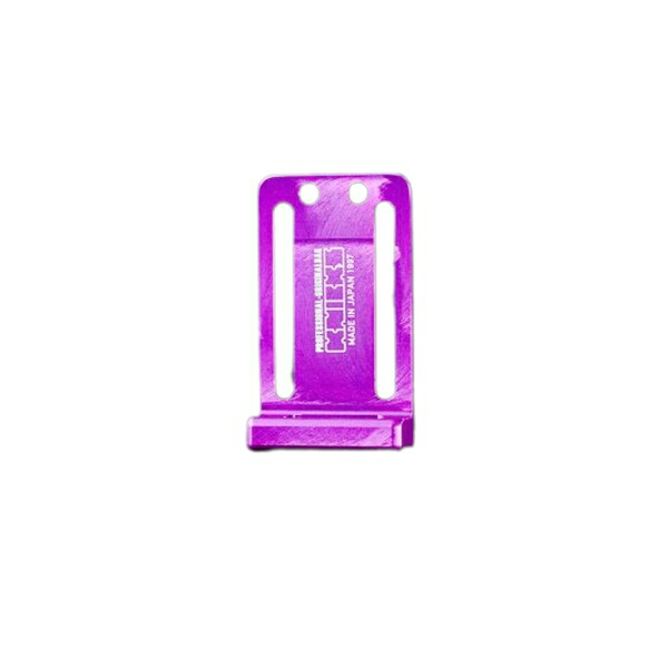 ニックス(knicks) ALU-I-V フック金具付電動工具用プレート/紫(アルミ総削り出し) [AX]532754/ALU-I-V