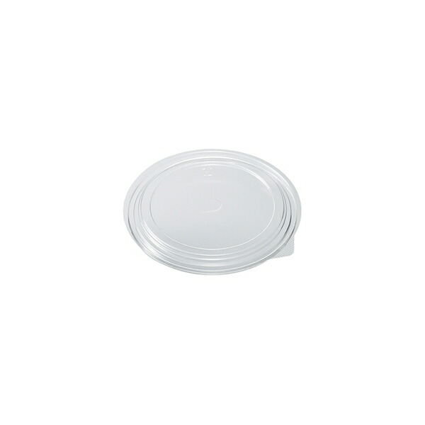 KPプラテック 丸型紙カップ用蓋(ふた)のみ KM140 No.54936 中皿用嵌合フタ(OPS) 600個入 [法人限定]