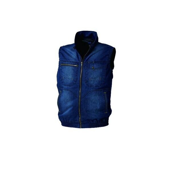 空調服(R) デニムベスト KU92260 ライトブルー L 空調服(R) スターターキット(SKSP02G