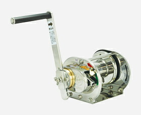 マックスプル　手動ウインチ　SUS製　回転式（防塵・防滴式）電解研磨加工　ESB-1-SIC [法人限定][送料別途お見積り]