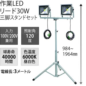 楽天市場】日動工業 充電式LEDサーチライト24W LEDL-24W-N : セミプロ