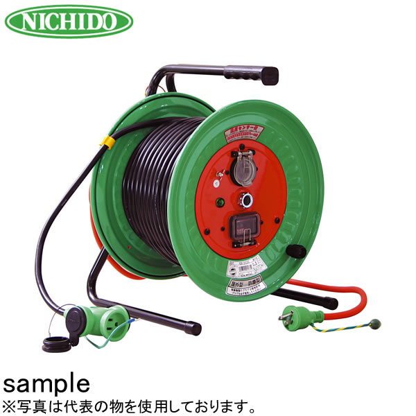 021□未使用品□日動工業 コードリール防雨・防塵型 NPW-EB33
