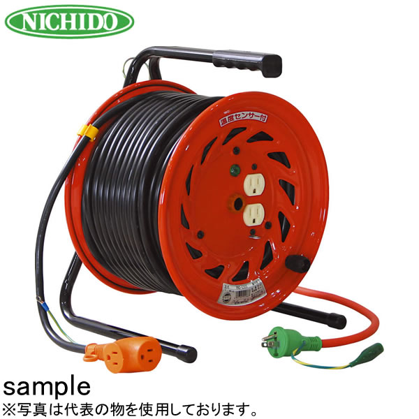 楽天市場】日動 コードリール 50m NF-504D 100V 電工ドラム 電源 屋内