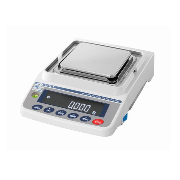 エー・アンド・ディ(A&D) GX-403A 分銅内蔵汎用天びん GX403A JCSS校正付　 (書類宛名付き)