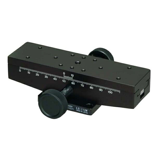 中央精機 DT X軸ステージ 40×140（両ハンドル） LS-112W