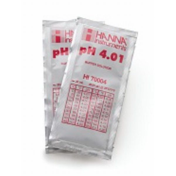 ハンナインスツルメンツ pH標準液 pH 4.01 20mL×25袋 HI70004P