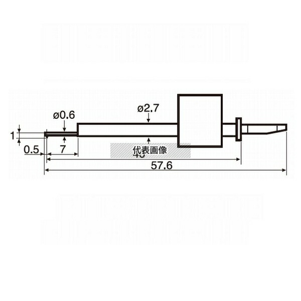 東京精密 DM48514 S-CREST/S5000/S3000/SNEX用差し替え測定子(極小穴用測定子) [DM48514]